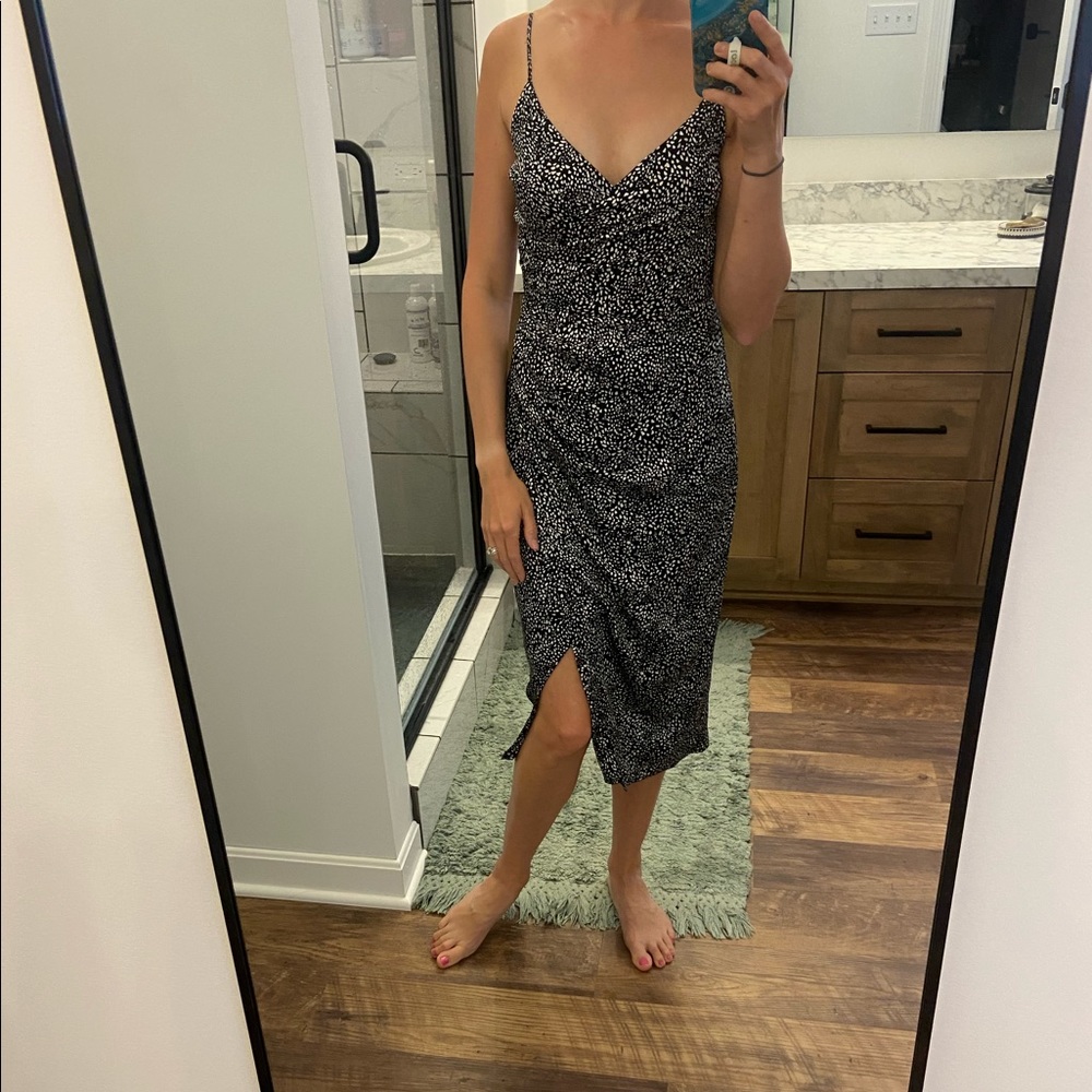 Abercrombie & Fitch xs satin midi dress